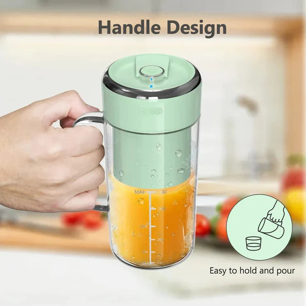 Mini Smoothie Blender With Straw