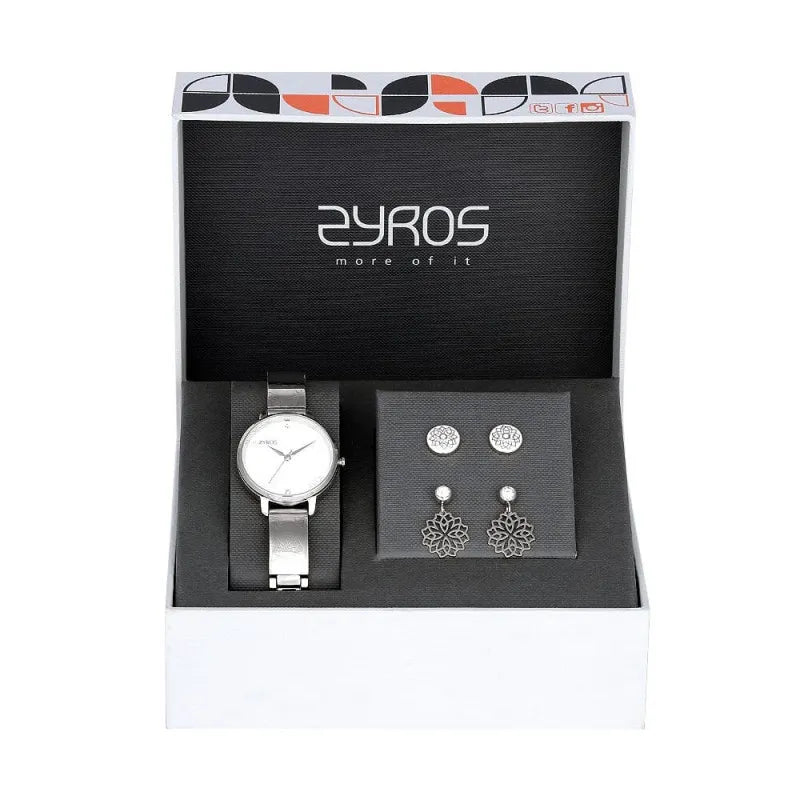 Classic Design Women’s Zairos Watch & Earring Set