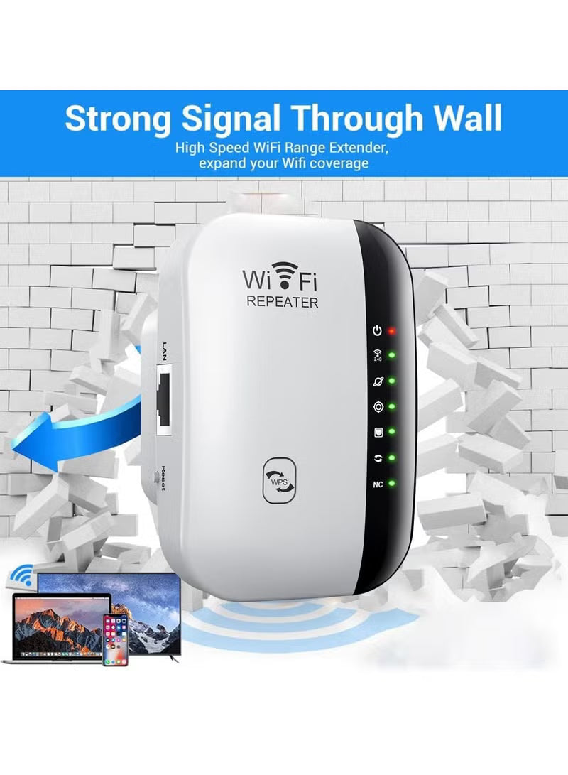 300Mbps Dual-Band WiFi Repeater Router With AP & Repeater Mode