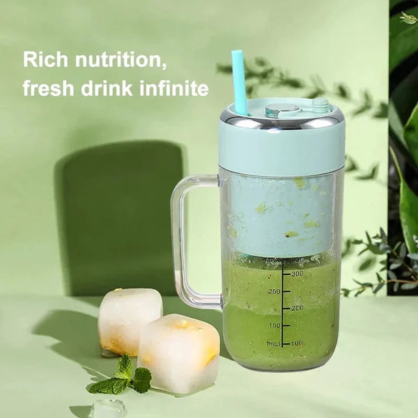 Mini Smoothie Blender With Straw