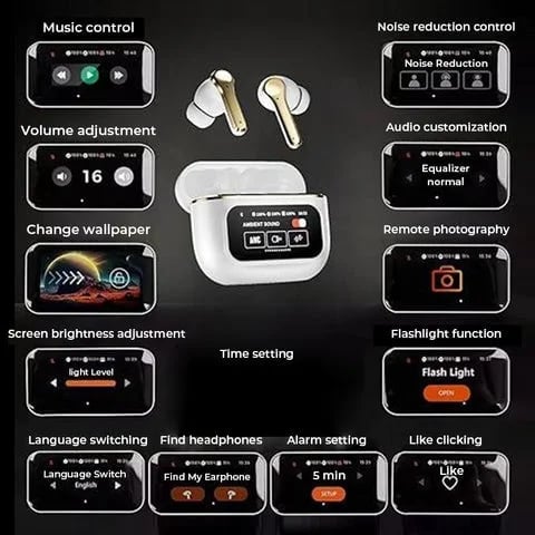 AirPods Pro With Smart Touch Display