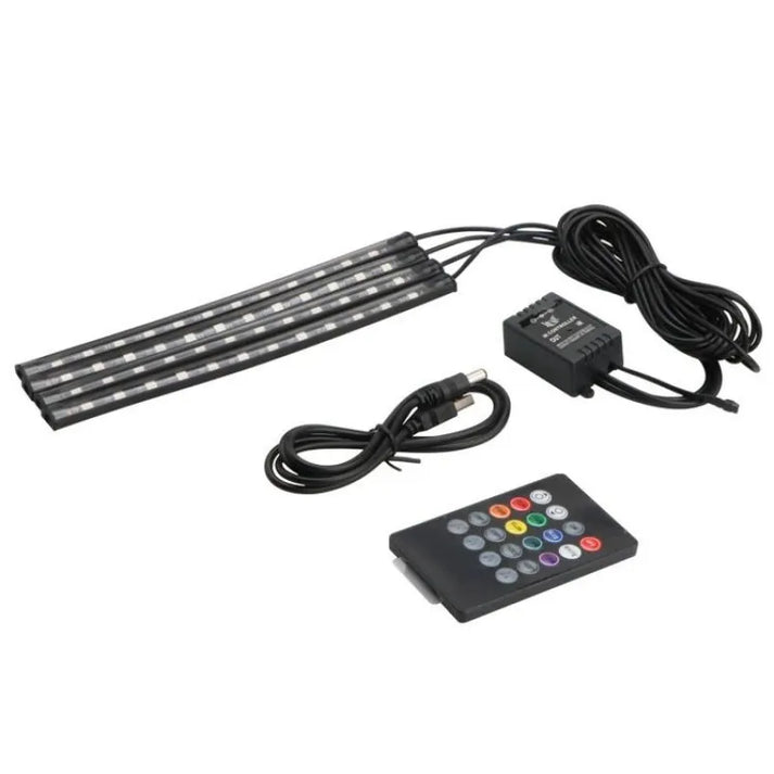 Car Interior LED Strip Lights With Remote