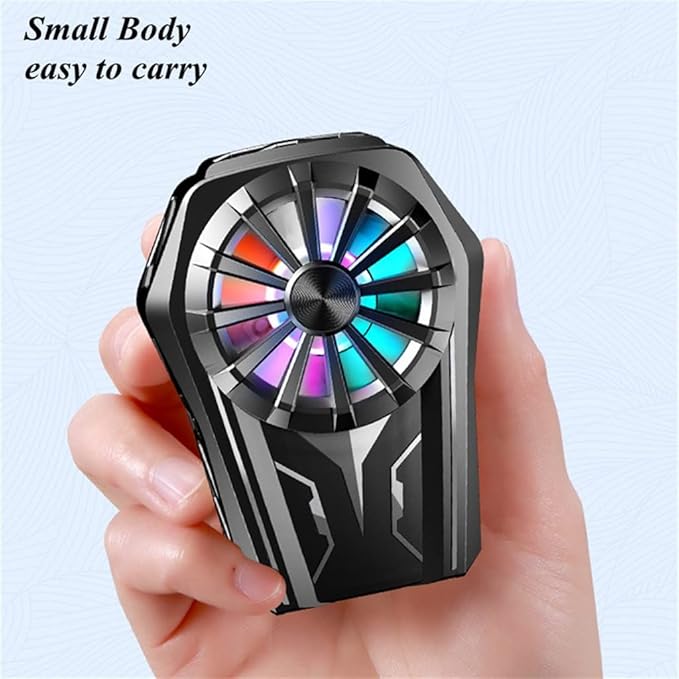 Mobile Cooling Fan With LED Temperature Display