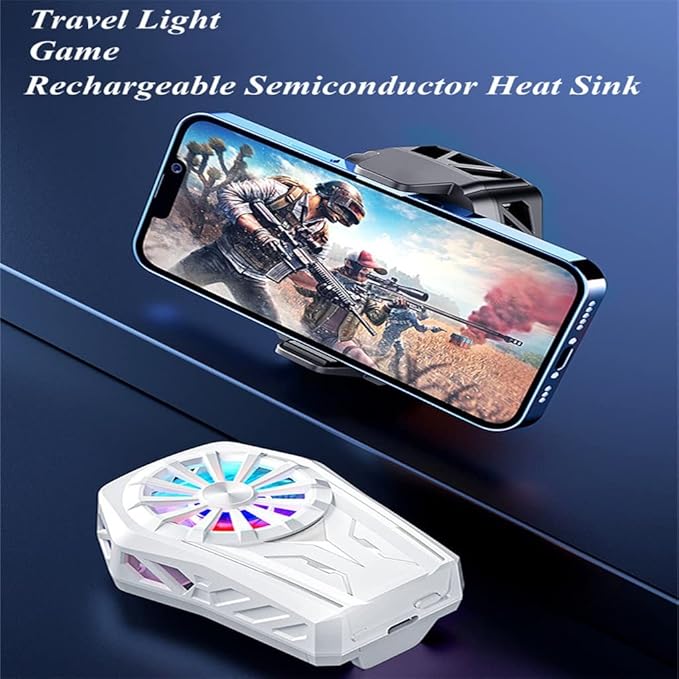 Mobile Cooling Fan With LED Temperature Display