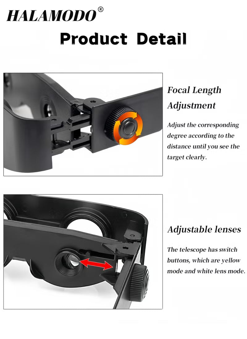 Fishing Binocular Glasses Professional Magnification