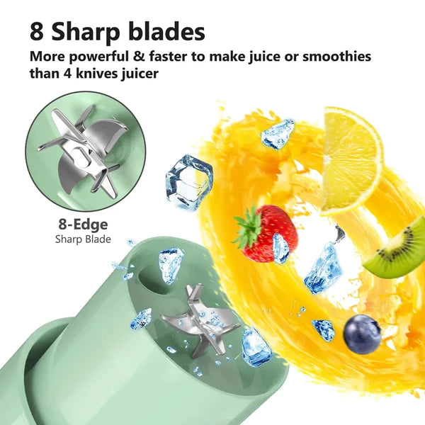 Mini Smoothie Blender With Straw