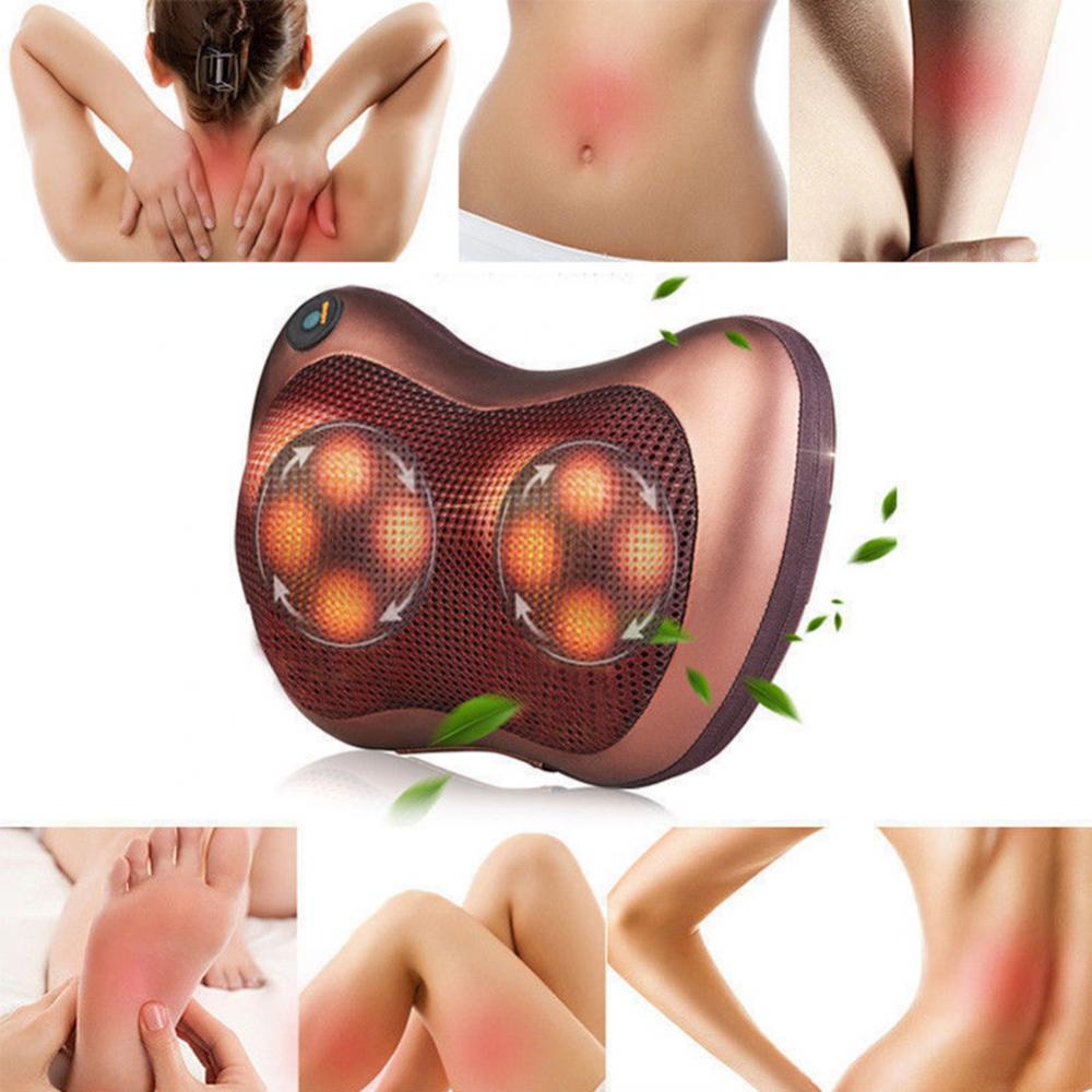 Electric Neck And Body Massage Pillow With Heat Therapy