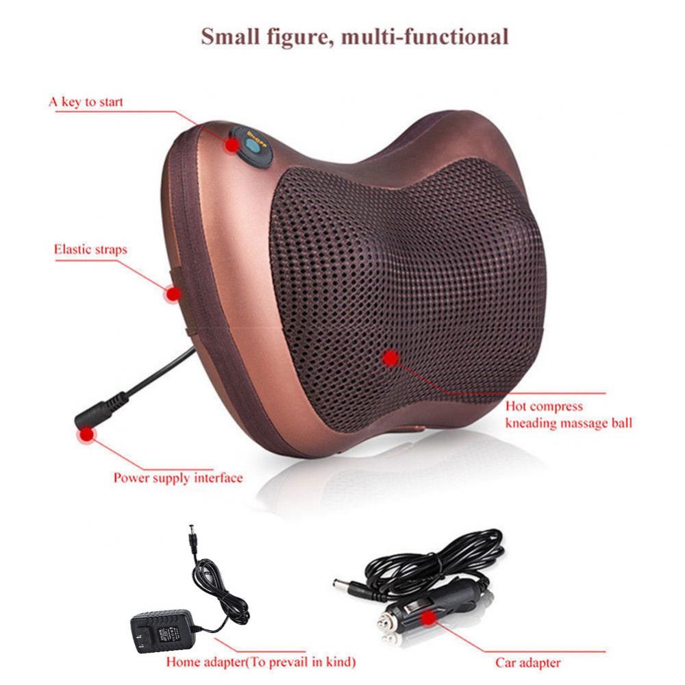 Electric Neck And Body Massage Pillow With Heat Therapy