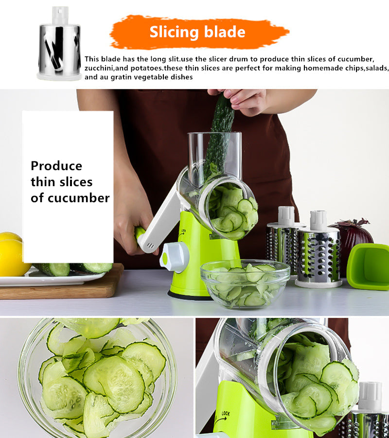 Multifunctional 3 In 1 Vegetable Cutter