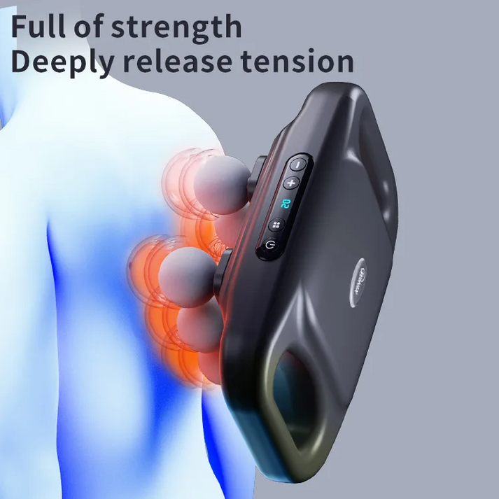 4-Heads Handheld Body Massager