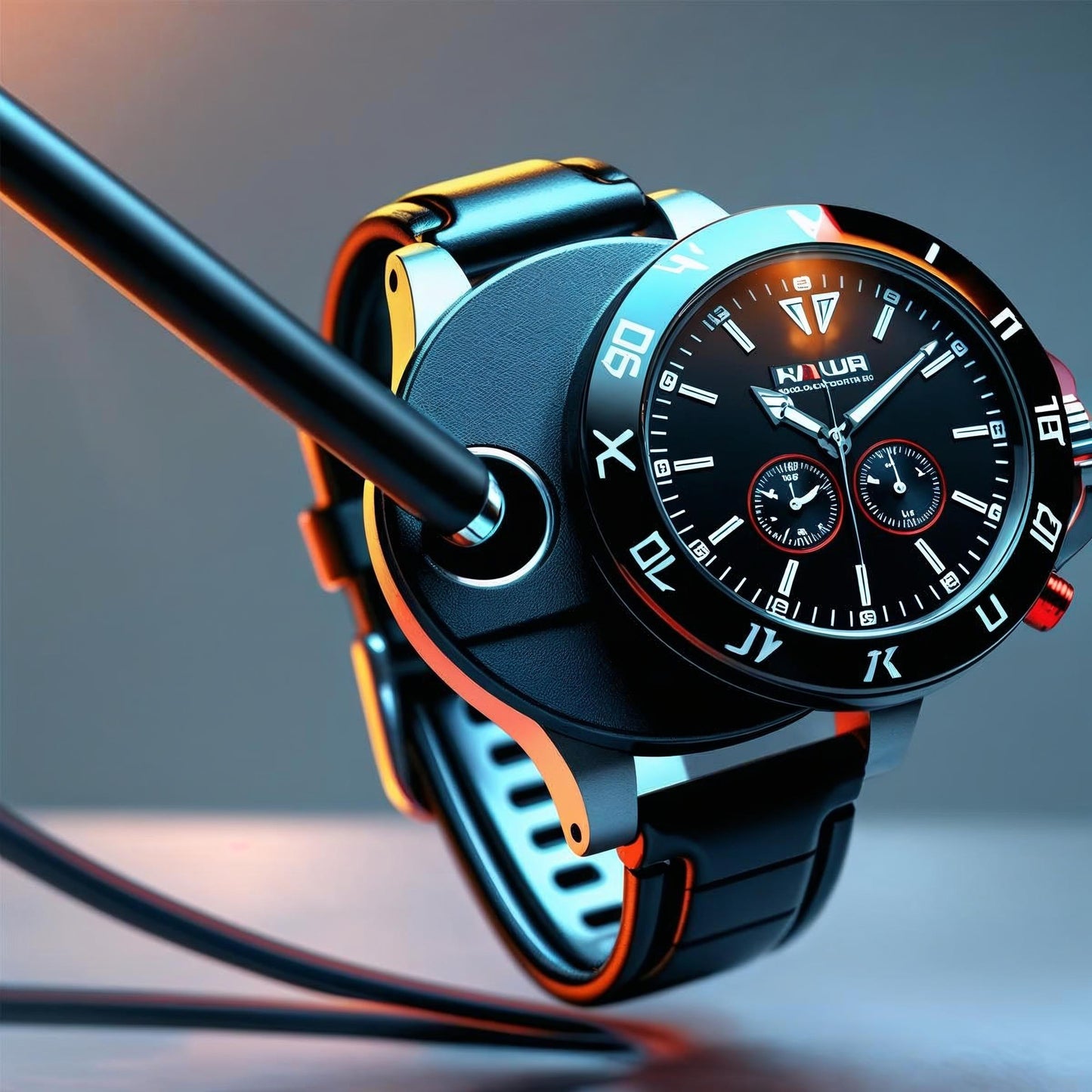 Men's Military USB Lighter Watch