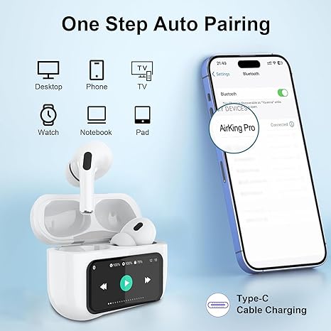 AirPods Pro With Smart Touch Display