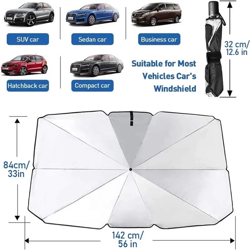 Car Windshield Umbrella Sun Shade