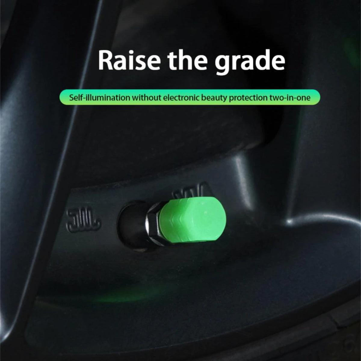 Car Luminous Tire Valve Caps