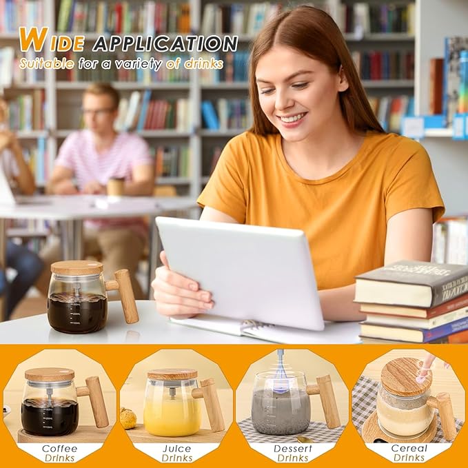 Electric Mixing Cup 400ML Rechargeable Self Stirring Mug