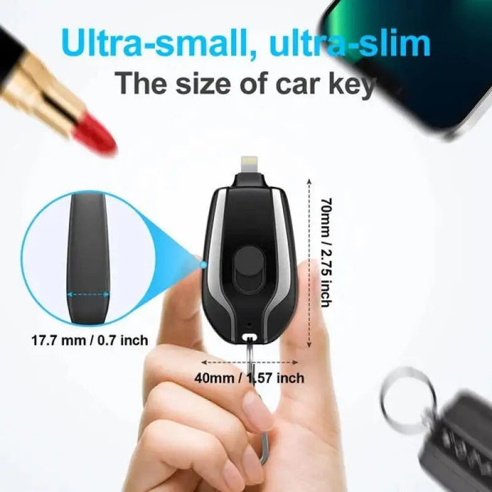 Portable Keychain Power Bank Charger