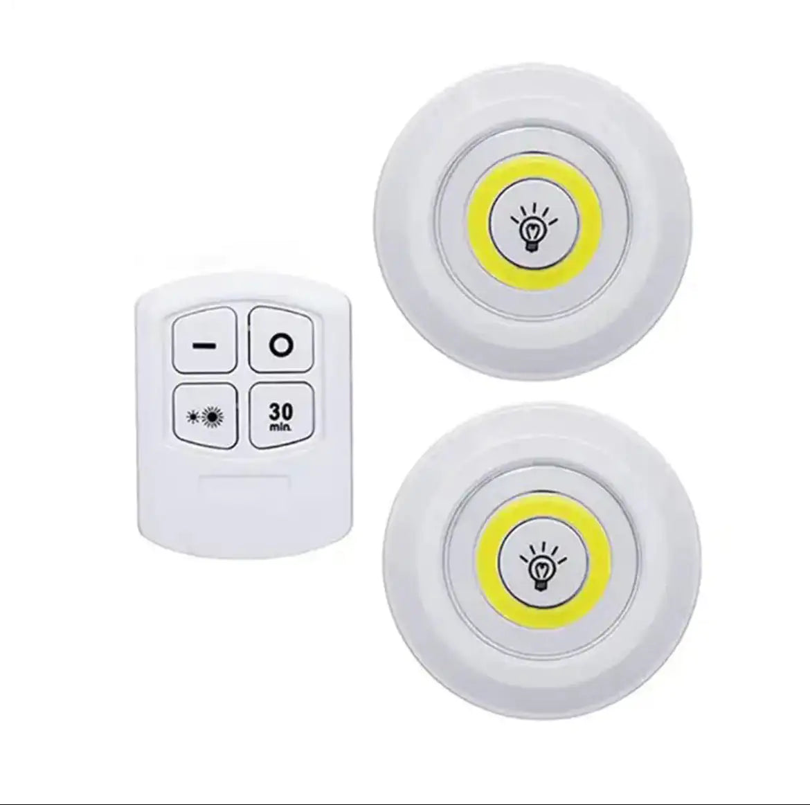 Wireless Led Night Light With Remote Control Pack Of 2