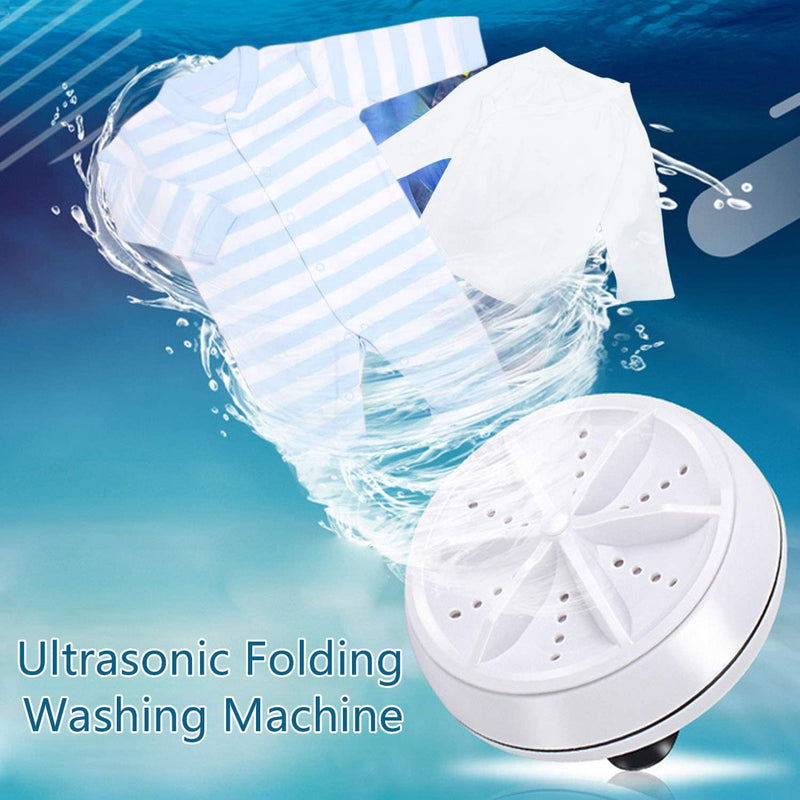 2 in 1 Mini Portable Ultrasonic Washing Machine