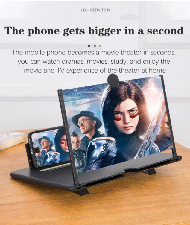 Mobile Phone Screen Magnifier HD 3D Video Amplifier