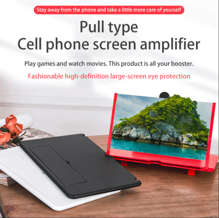 Mobile Phone Screen Magnifier HD 3D Video Amplifier