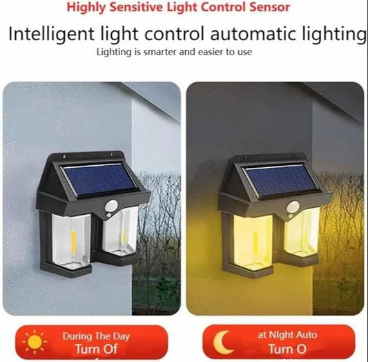 Dual Solar LED Motion Sensor Light