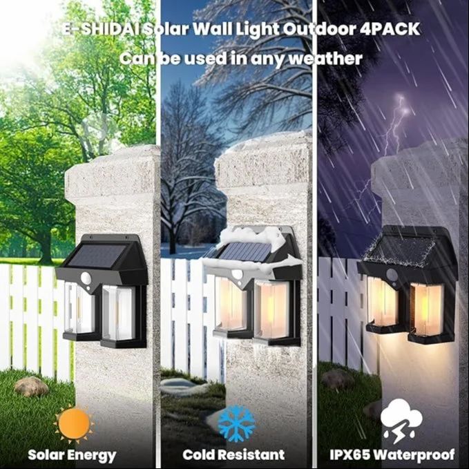 Dual Solar LED Motion Sensor Light