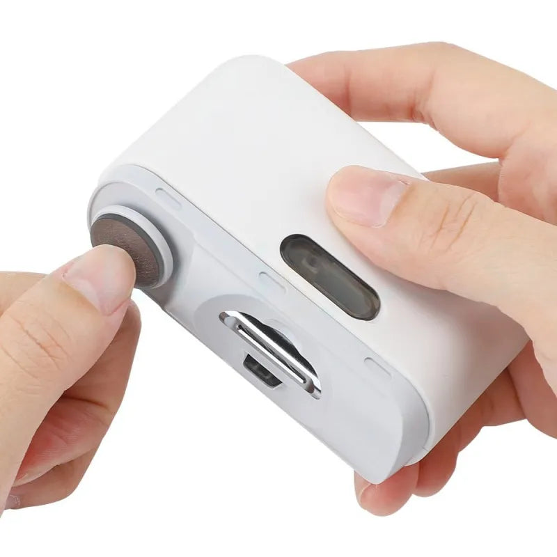 2 in 1 Electric Nail Clipper & Polisher with USB Charging