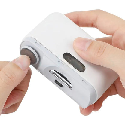 2 in 1 Electric Nail Clipper & Polisher with USB Charging