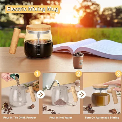 Electric Mixing Cup 400ML Rechargeable Self Stirring Mug
