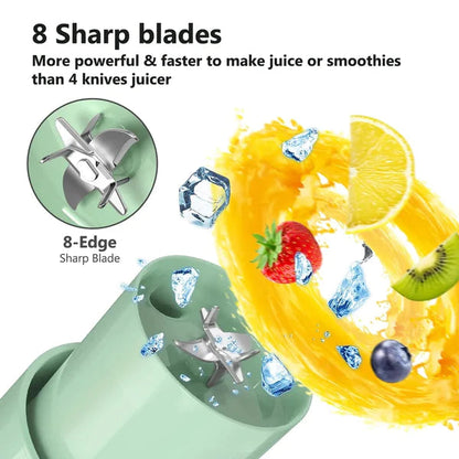 Mini Smoothie Blender With Straw