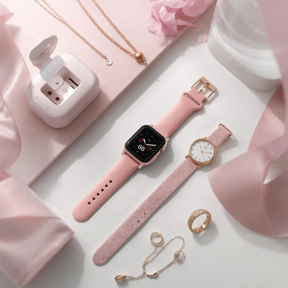 A58 Plus 6-in-1 Smartwatch Gift Set for Women