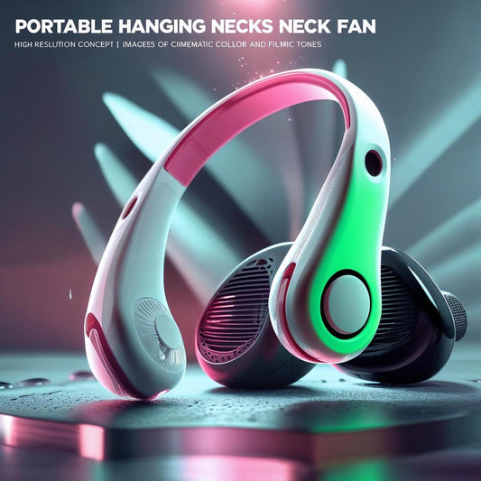 Portable Hanging Neck Fan Rechargeable