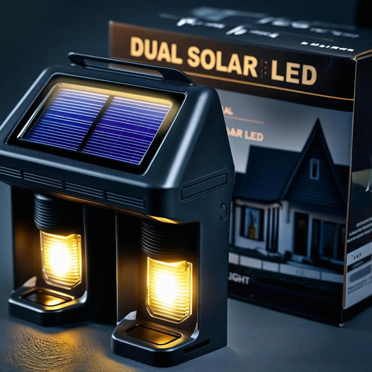 Dual Solar LED Motion Sensor Light