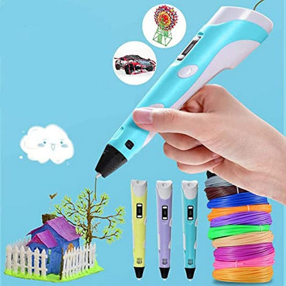 Intelligent 3D Pen With Led Display