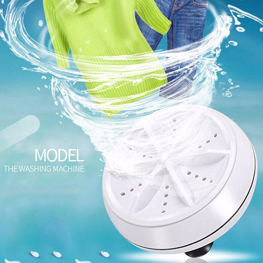 2 in 1 Mini Portable Ultrasonic Washing Machine